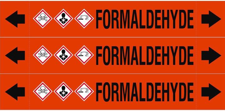 Actual product image Brady ASME - Pipe markers - Formaldehydes
