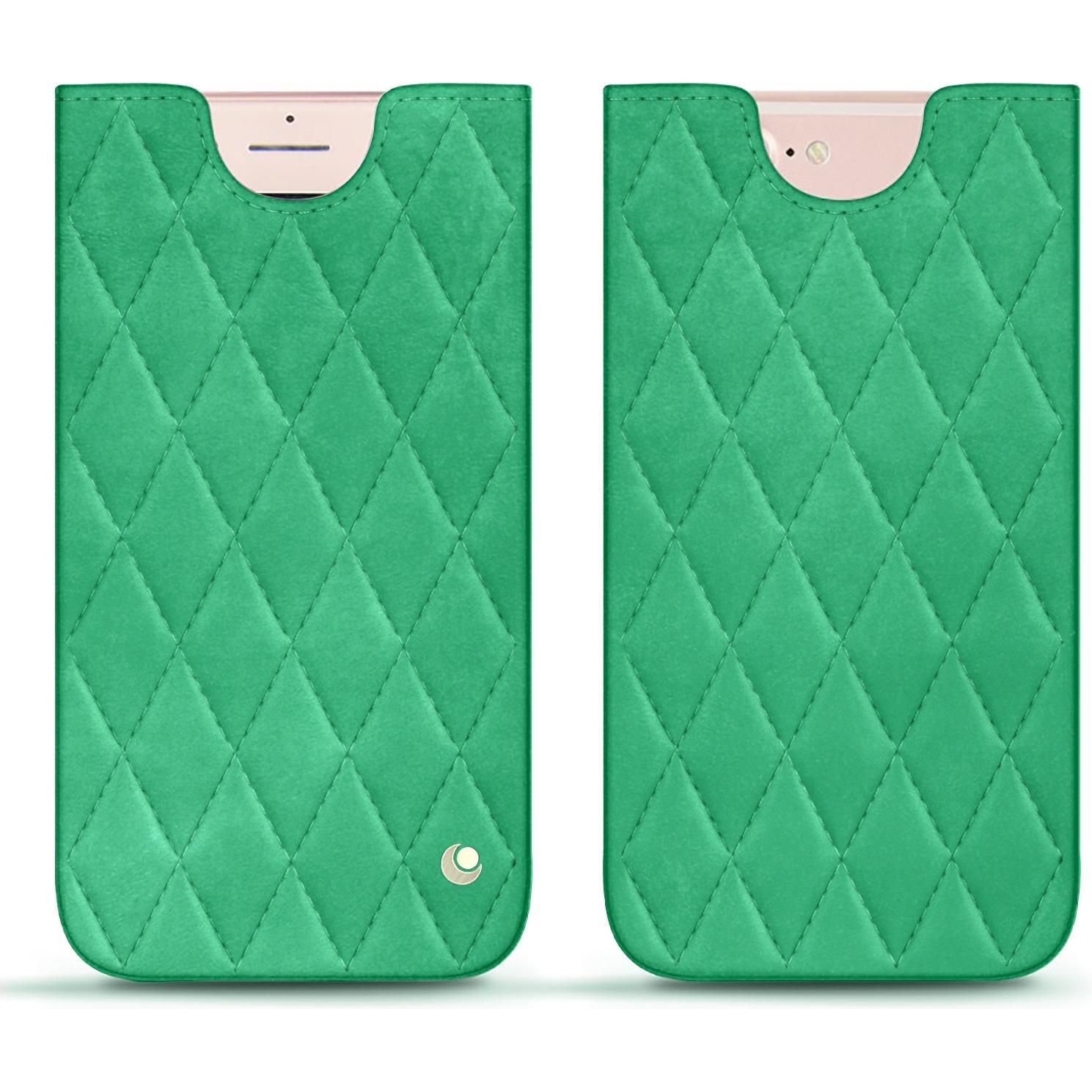 Noreve Lederschutzhülle (Apple iPhone 7 Plus), Smartphone Hülle, Grün