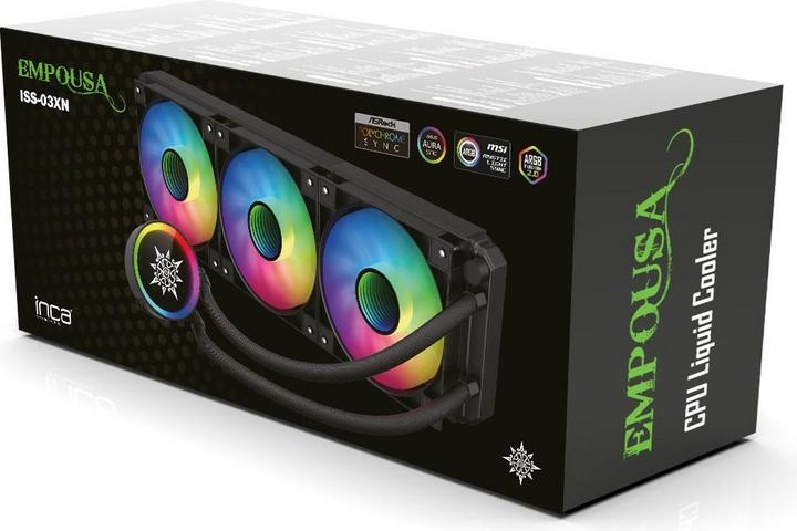 Produktbild Inca ISS-03XN CPU LIQUID Kühler PWM-Lüfter