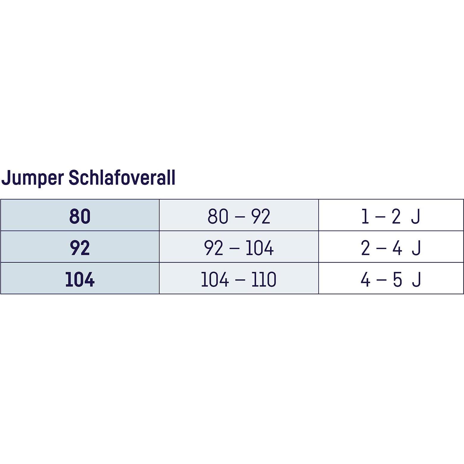 Julius Zöllner, Babyschlafsack, Jumper Musselin, denim (92 cm)