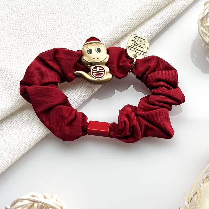 Image du produit Avizar Haargummi mit chinesischem Sternzeichen-Charm Clover (Élastiques à cheveux)