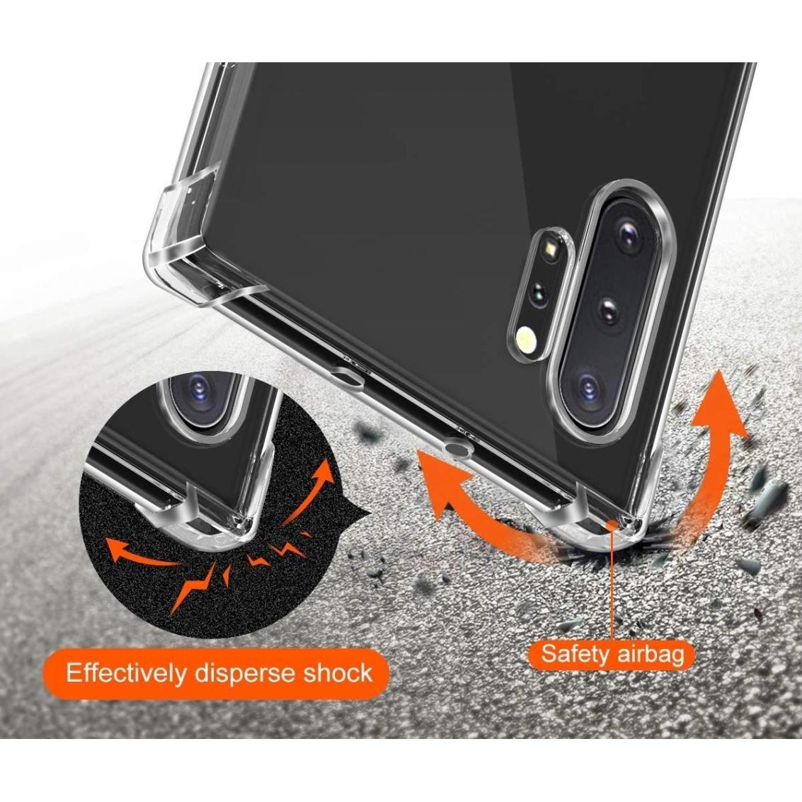 Thumbnail - Screenguard Samsung Galaxy Note10+ Hülle Crystal Soft Airbag Bumper (Samsung Galaxy Note 10+), Smartphone Hülle, Transpa...