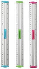 Produktbild Keyroad Lineal mit measure clip-halter, 30 cm, verpackt im display, farbmix (300 mm)