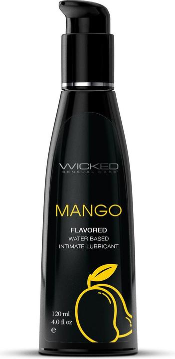 Wicked Sensual Care Mango Flavoured Water Based Lubricant by (120ml)