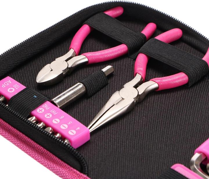 Actual product image Sixtol HOME PINK 26 Tool Set (26 pieces)