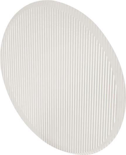 Actual product image Grooved glass