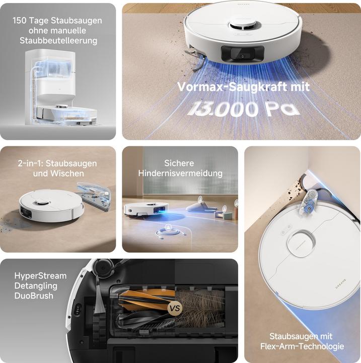Produktbild Dreame D20 Pro Plus White (Saugwischroboter)