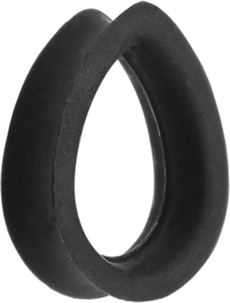 Produktbild Star Piercing Flared Tunnel schwarz Tropfen (ohne Messing, Silikon)
