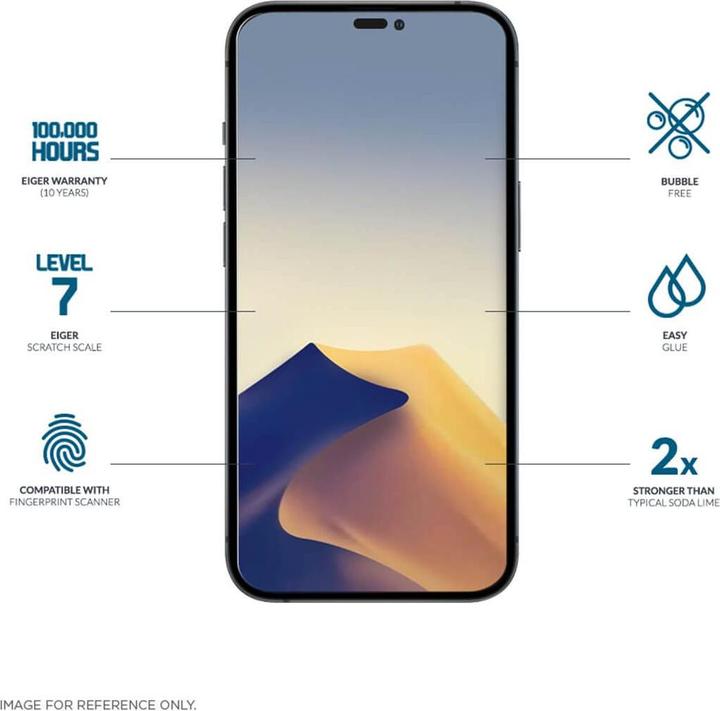 Image du produit Eiger Mountain Glass (1 pièce(s), Apple iPhone 14 Pro)