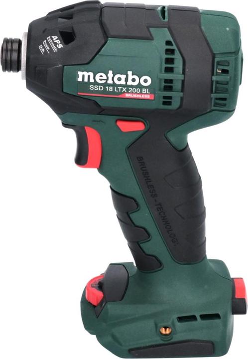 Immagine prodotto Metabo Avvitatore a batteria SSD 18 LTX 200 BL (602396800) custodia in plastica 18V 2x LiHD + ASC 30-36 V (Batteria ricaricabile)