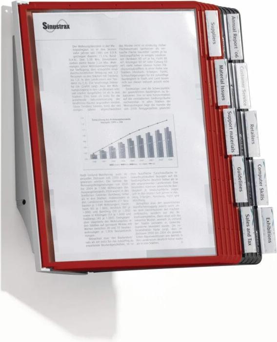 Produktbild Durable Sherpa Sichttafelsystem WALL mit 10 Sichttafeln