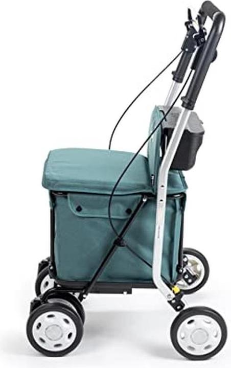 Immagine prodotto Carlett Rollator per la spesa in tessuto verde 29L/15kg