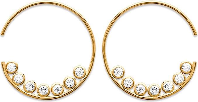 Image du produit Lara BOUCLES d'orilles Plaqué or - ZIRCONIA