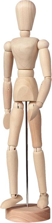 Produktbild I Am Creative TALENS Gliederpuppe Mann 93400002 30cm, Unlackiertes Holz