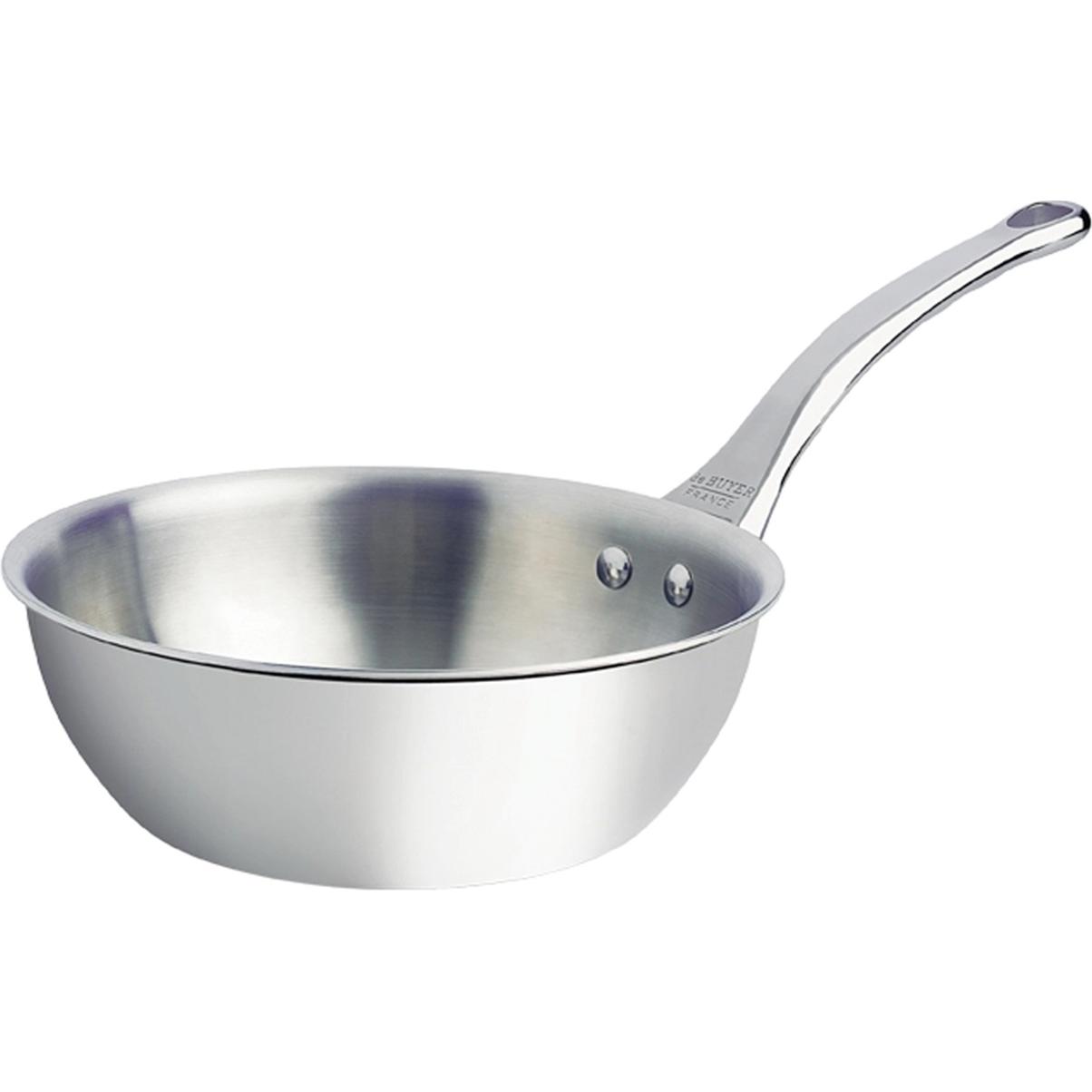 De Buyer Argento Affinity Sauté Pan Induzione, Padella + Pentola,