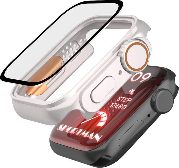 Actual product image Tech-Protect Defence360 case for Apple Watch 4 / 5 / 6 / SE (44mm) - titanium orange
