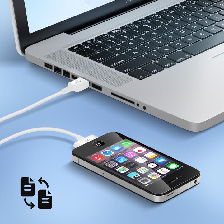 Image du produit Akyga USB A – Apple 30 pin (1 m, USB 2.0)