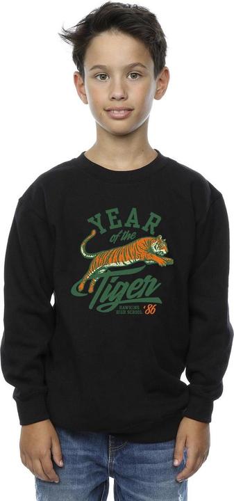 Image du produit Netflix - Sweat STRANGER THINGS HAWKINS YEAR OF THE TIGER - Garçon (152, 158)