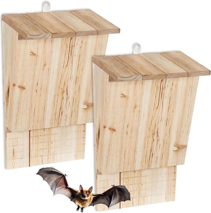 Relaxdays 2x casetta per pipistrelli