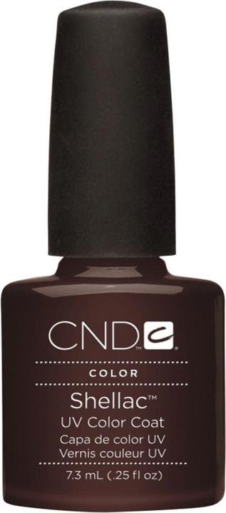 Actual product image CND Shellac - Color Coat Fedora (Brown, Red, UV gel varnish)