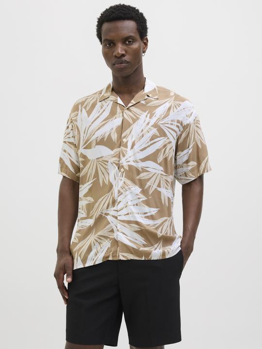 Actual product image Jack & Jones Jjejeff Tropical Aop Resort Shirt Ss Sn (XS)