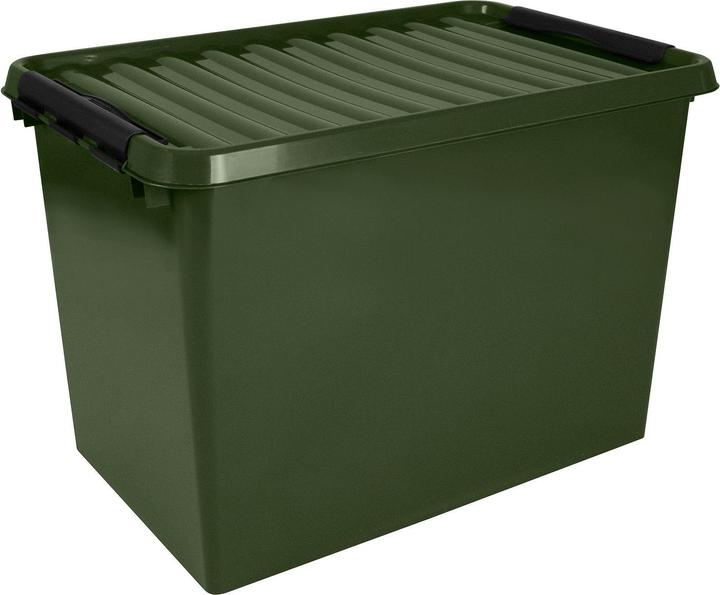Actual product image Sunware Storage box Q-line 83600617 recyclt 72L green (60 cm, 72 l, 1x)