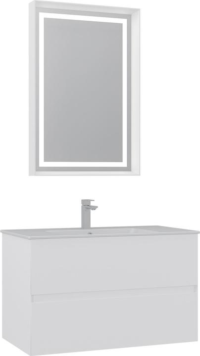 Produktbild Homitis Nest 91 v2 Bathroom Cabinet With Sink & Mirror Set (2 Pieces)