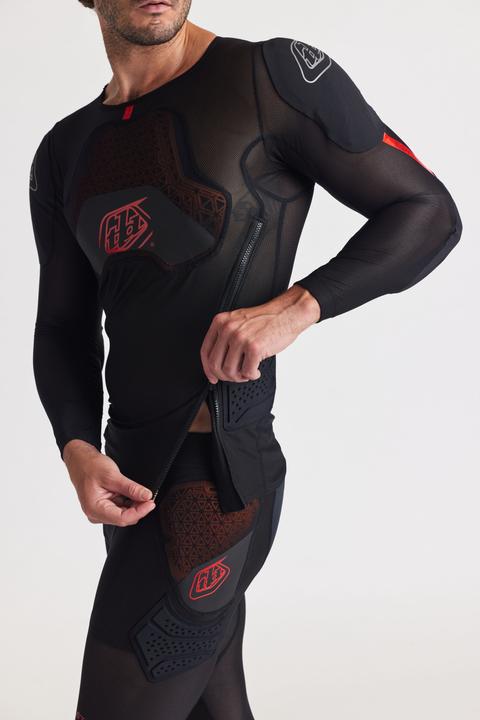 Produktbild Troy Lee Designs Stage Ghost D30 LS Baselayer schwarz S (S, Rückenprotektor, Brustprotektor, Ellbogenschoner, Einzelstück)