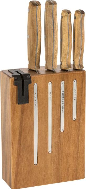 Actual product image Laguiole Jean Dubost knife block 4 pcs.