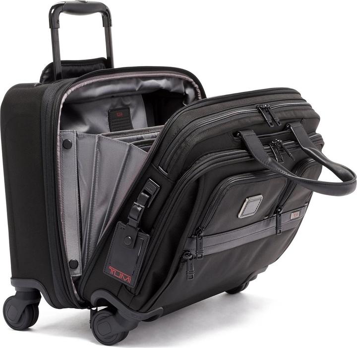 Actual product image Tumi Alpha 3 Deluxe 4-Wheel Laptop Case Brief