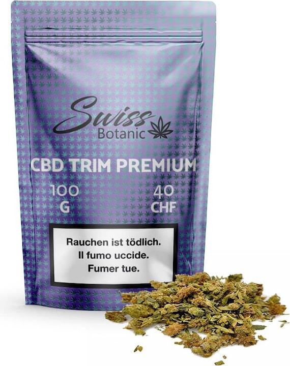 Actual product image Swiss Botanic CBD Trim Premium (100 g, Indoor)