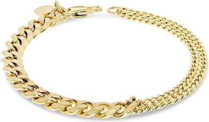 Immagine prodotto Liu Jo Original Men's Bracelet Made Of Gold-Plated Steel Mlj445 (Acciaio placcato oro)