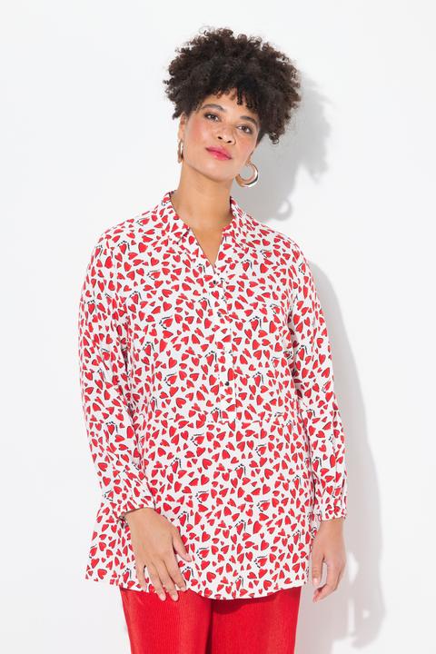 Produktbild Miamoda Bluse, A-Linie, Herz-Muster (52)