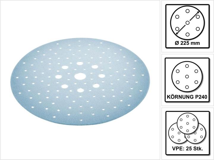 Produktbild Festool Schleifscheibe STF D225/128 P240 GR/25 (P240)