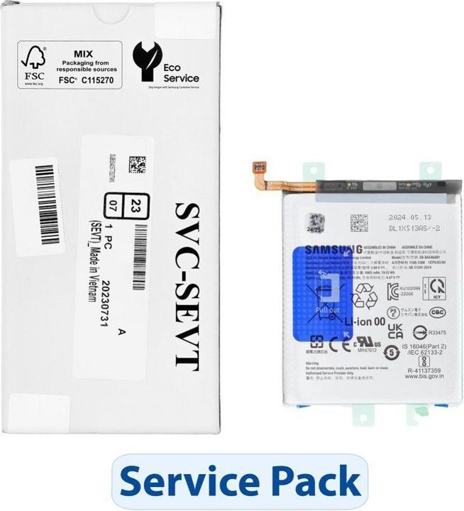 Immagine prodotto Samsung Battery ServicePack Battery EB-BA546ABY for A34 5G/A54/A55 5G GH82-31469A