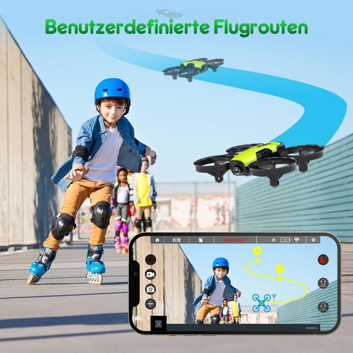 Produktbild Loolinn Mini-Drohne U61 mit Kamera & 21 Min. Flugzeit