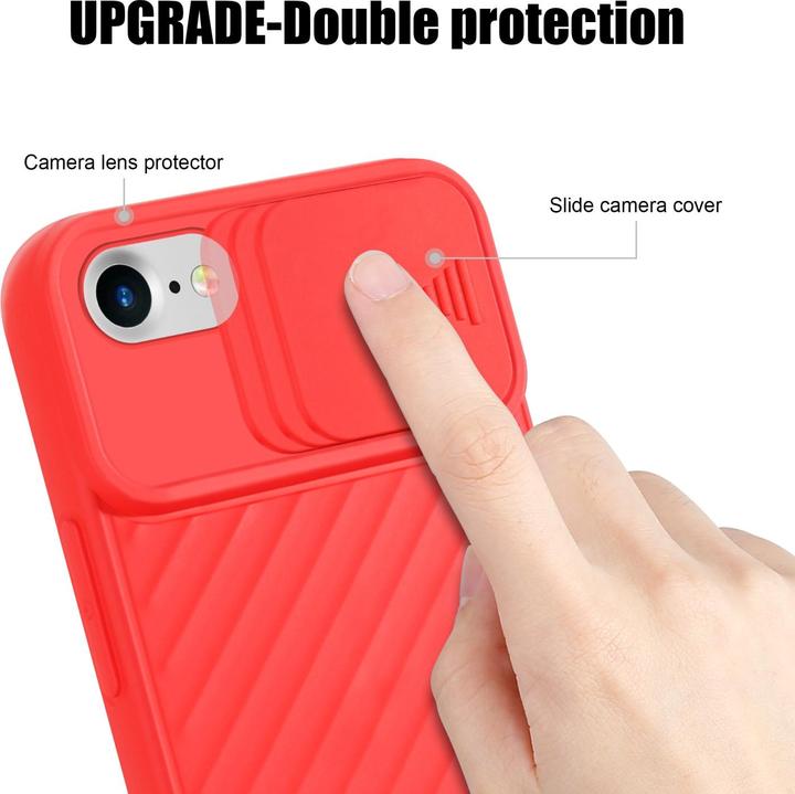 Actual product image Cadorabo TPU cover with camera protection (Apple iPhone 7, Apple iPhone SE (2nd Gen))