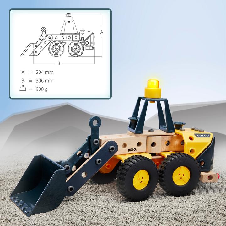 Actual product image Brio Builder Volvo Front Loader