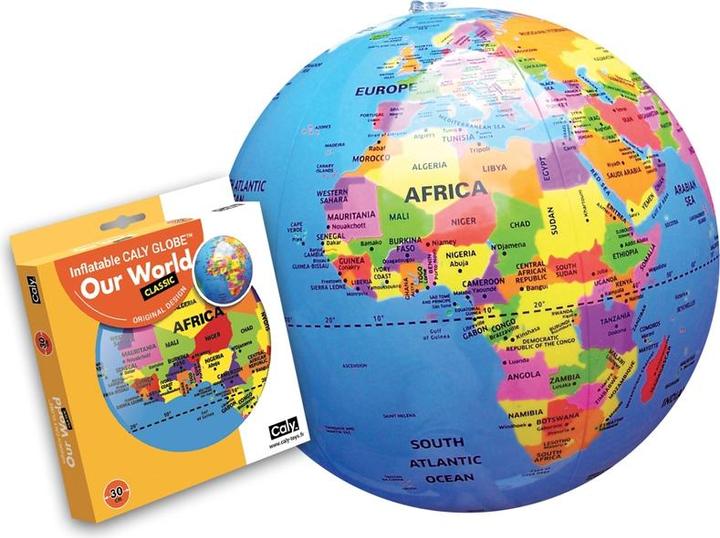 Actual product image Caly Toys Inflatable Globe 30cm World (German)