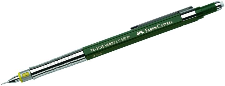 Produktbild Faber-Castell Druckbleistift TK-Fine Vario L, grn (0.35 mm, B, 1 x)
