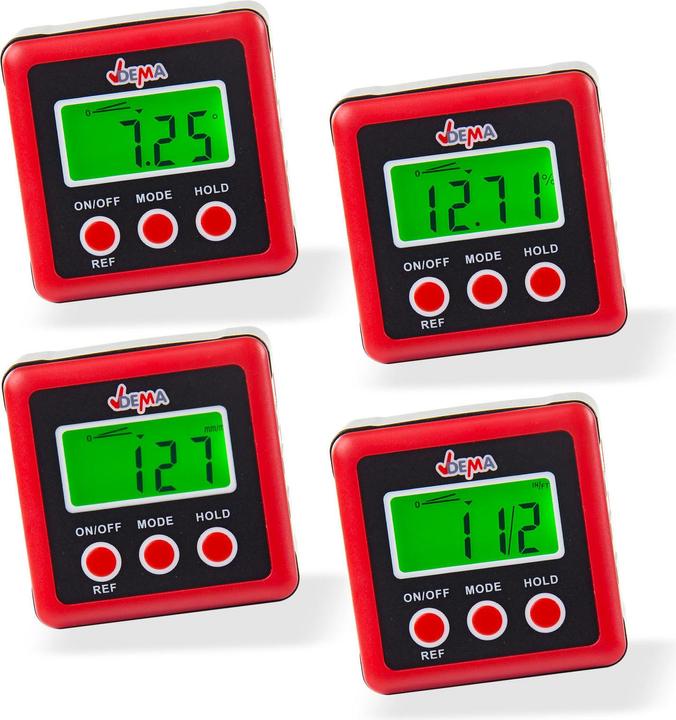 Actual product image Dema Digital spirit level with protractor LCD display (5.80 cm)
