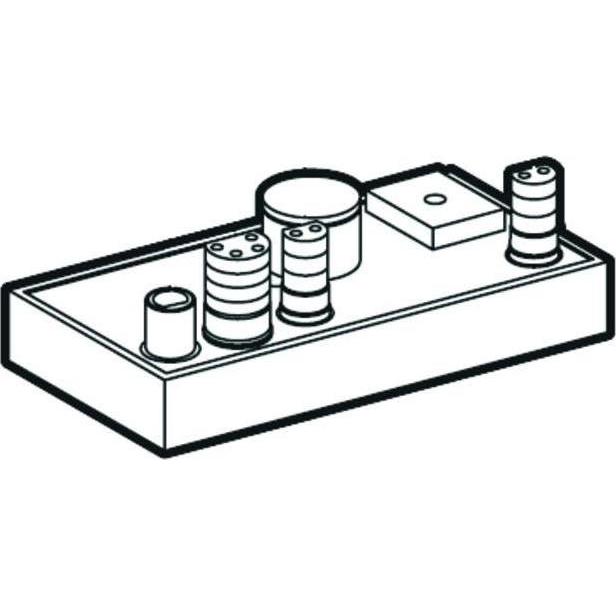 Schell, Coperchio e sedile WC, Modulo E COMPACT LC per orinatoio