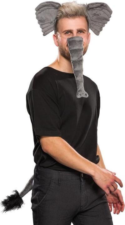 Produktbild Festartikel Müller Elefantenset: Kopfbügel Mit Ohren, Rüssel, Schwanz