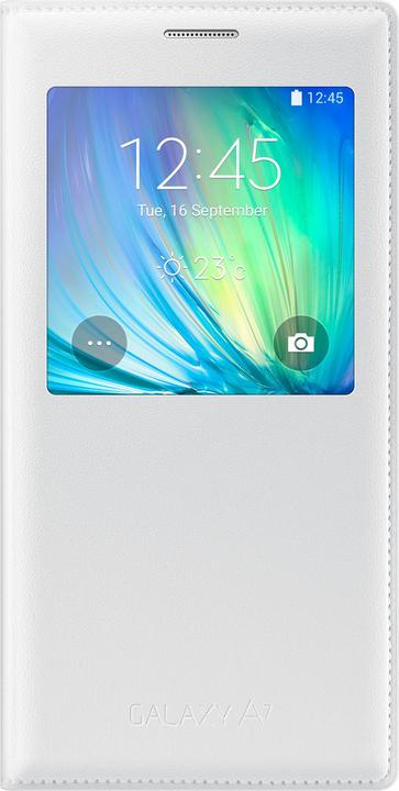 Productafbeelding Samsung Flip S-View EF-CA700BC Galaxy A7 zwart (Samsung Galaxy A7)