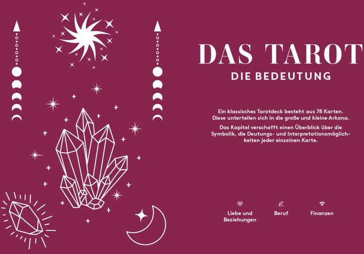 Immagine prodotto Tarot Kartenset Dein Blick in die Zukunft (Tedesco, 2023)