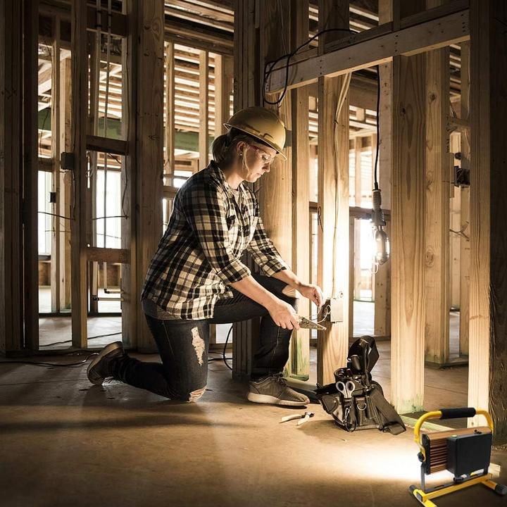 Actual product image ‎AF-WAN LED construction spotlights (7000 lm)