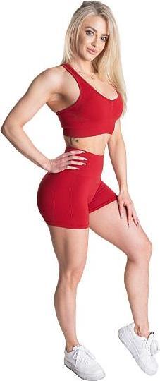 Actual product image Better Bodies Scrunch Shorts - Chili Red (L)