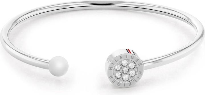 Tommy Hilfiger Crystal Armreif (59 cm, Edelstahl)