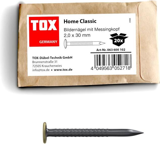 Tox Bildernagel (20 Stück, 30 mm)