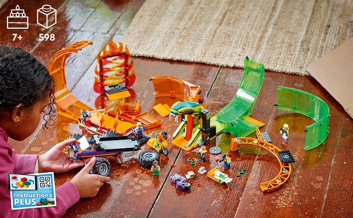Produktbild LEGO Stuntshow-Doppellooping (60339, LEGO City)